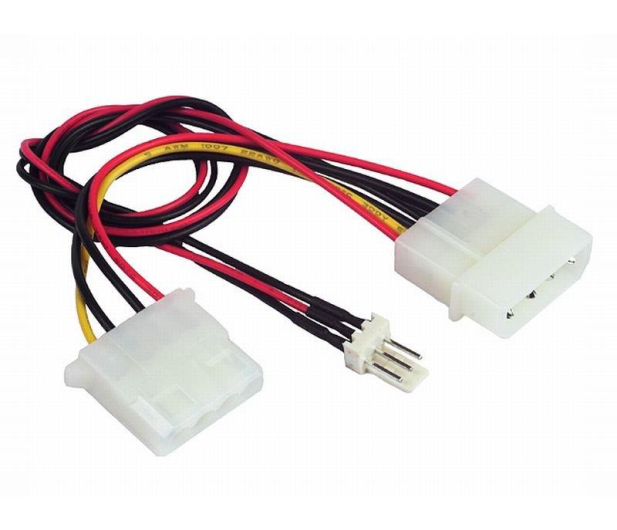 Gembird Przejściówka Molex - Molex +3pin (wentylator) - 64466 - zdjęcie